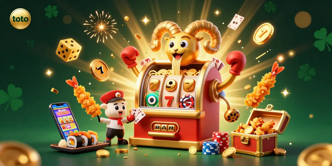 Toto slot machine jackpot scene featuring vibrant characters and dynamic casino elements.