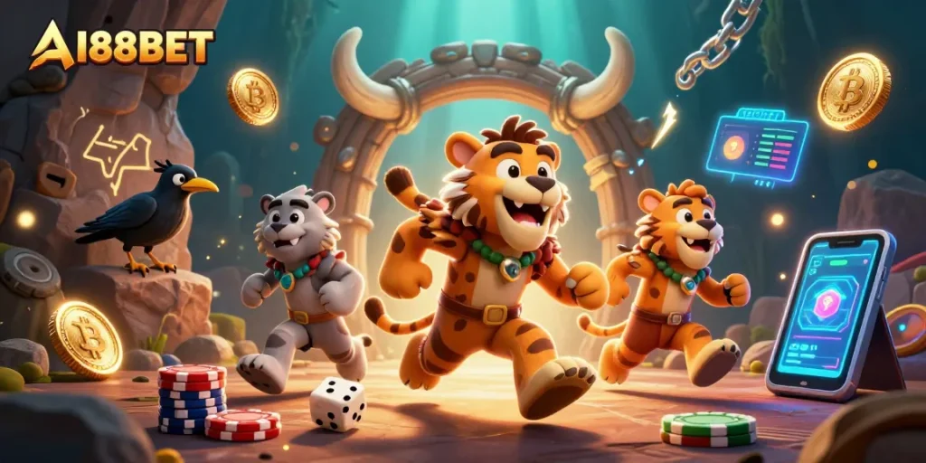 Play thrilling casino games featuring AI88BET with exciting characters and dynamic elements.